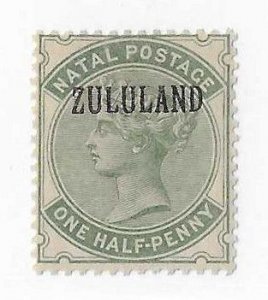 Zululand Sc #12  1/2p OG VF