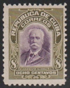 1910 Cuba Stamps Sc 243 Major General Calixto Garcia  NEW