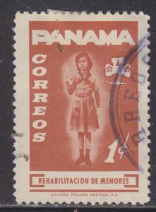 Panama RA61 Girl Scout Saluting 1964