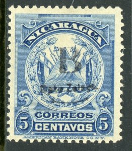 Nicaragua 1905 ABNC 5¢ Blue Mint C886 ⭐☀⭐☀⭐