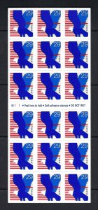 U.S. #2598a MINT, NH EAGLE BOOKLET PANE - PRICED AT FACE VALUE !