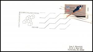 US Olympic Village Lake Placid,NY 1980 Cancel Cover