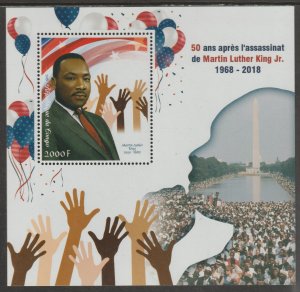 MARTIN LUTHER KING  #2  perf sheet containing one value mnh