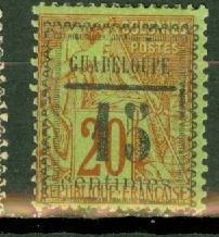 Guadeloupe 8 mint CV $32.50