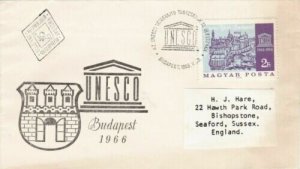 Hungary 1966 UNESCO 25th anniversary FDC special cancel typed VGC