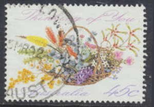 Australia SC# 1234  SG 1318  Used Flowers   see scans