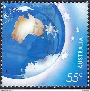 AUSTRALIA 2008 55c For Every Occasion-Earth & Map of Australia FU