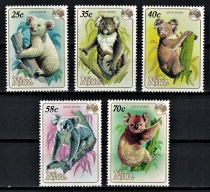 NIUE 1984 - Wild animals, marsupial from Australia/ complete set MNH