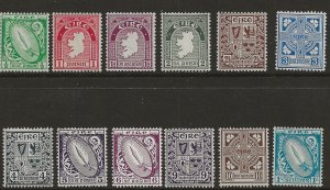 Ireland 106-17  1941  set 12 fine mint  nh