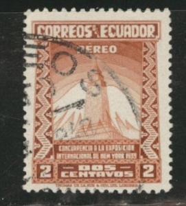 Ecuador Scott C80 used airmail  stamp  1939 