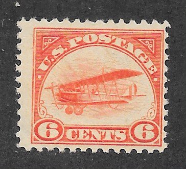 C1 Unused  6c. Air Mail,  scv: $55,  FREE Insured Shipping