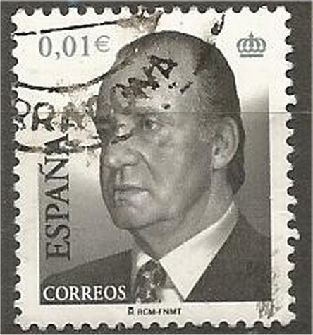 SPAIN, 2008, used 1c, King Juan Carlos. Scott 3532