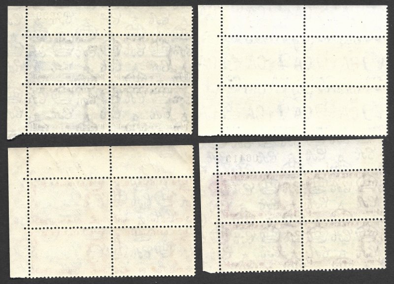 Doyle's_Stamps: MNH 1954 Bahamas PNBs, Scott #160** to #163**