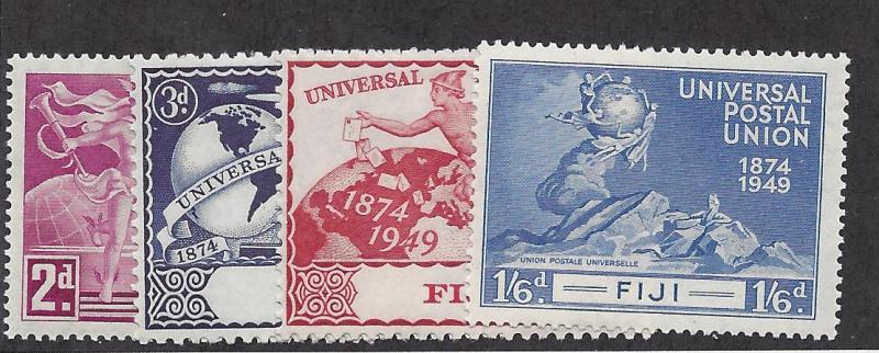 Fiji, 141-44, UPU Issue Singles,**LH**