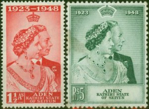 Aden Seiyun 1948 RSW Set of 2 SG14-15 Good LMM