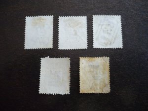 Stamps - Sierra Leone - Scott# 22,23,25,27,30 - Used Part Set of 5 Stamps