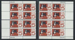 UNITED STATES SC# 1307 PL#28429 MATCH SET B/4 FVF/OG 1966