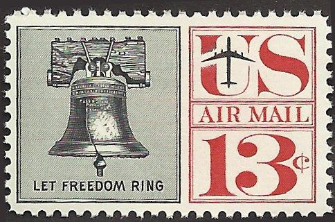 # C62a MINT NEVER HINGED LIBERTY BELL