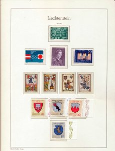 Liechtenstein 1959/64 MNH Europa Arms Art (60+Items) Seq222