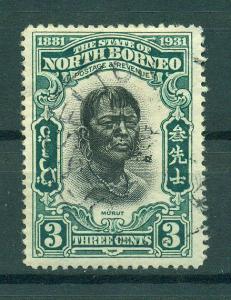 North Borneo sc# 185 used cat value $1.50