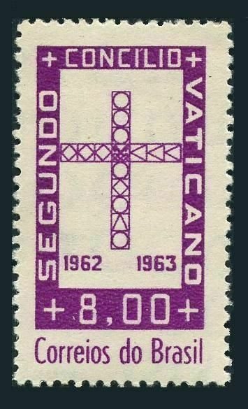 Brazil 954 block/4,MNH.Michel 1032.Vatican II,the 21th Ecumenical Council,1963.