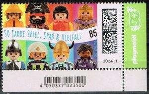 Germany 2024, Sc.# MNH, Playmobil Toy Figurines, 50 Years, Michel#3820