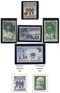 AUSTRALIAN ANTARCTIC TERRITORY 1957-2004 COLLECTION OF 100+ MOSTLY MINT SETS