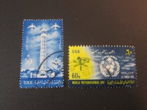 Egypt 1961 Sc C95-96 sets FU