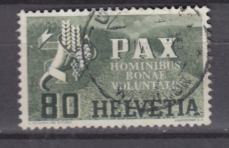 J40857 JL Stamps 1945 switzerland part of set used #300 pax