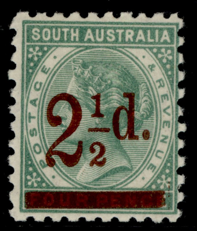 AUSTRALIA - South Australia QV SG229, 2½d on 4d pale green, M MINT.