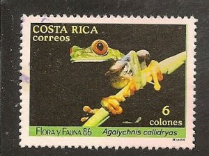 Costa Rica    Scott  381    Frog  Used