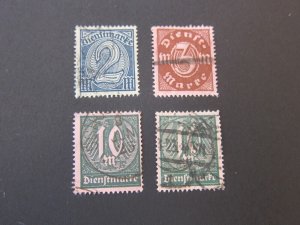 Germany 1920 Sc O15-18 FU