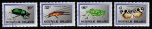 NORFOLK ISLAND SG456/9 1988 INSECTS FINE USED