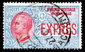 1908, Italy, 30c, Vittorio Emanuele III, Used, Sc E6