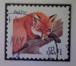 United States, Scott #3036a, used(o), 2002, Red Fox, $1, multicolored