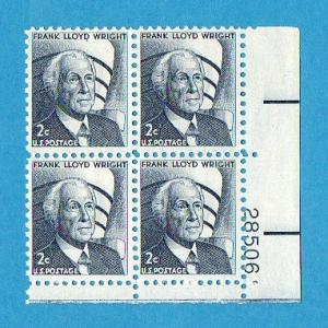 Scott #1280 2c Wright Plate #28506 LR Plate Block MNH
