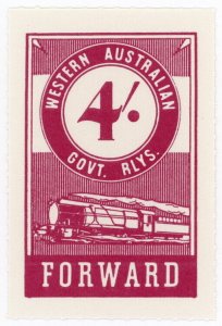 (I.B) Australia - Western Australia Railways : Parcels 4/-