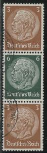 Germany Scott # 416 (2), 419, used, se-tenant, Mi# S152