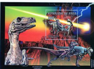 Niger 1996 Dinosaurs/Halley's Comet SS Perf.MNH Sc # 927 