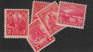 643/681 Mint,OG,NH... SCV $6.65