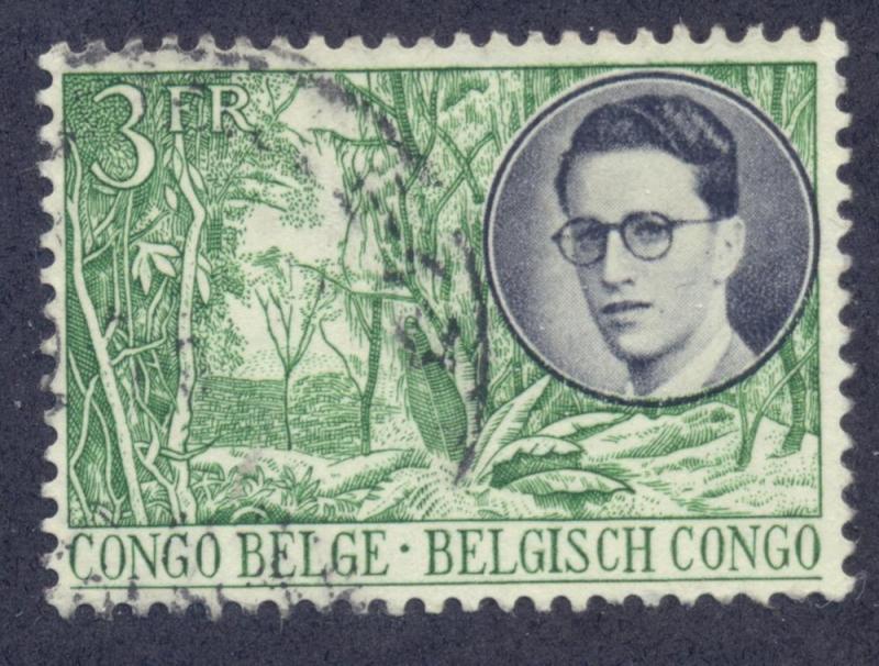 BELGIAN CONGO SC# 291 FINE U 1955