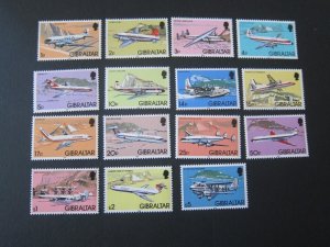 Gibraltar 1982 Sc 416-430 set MNH