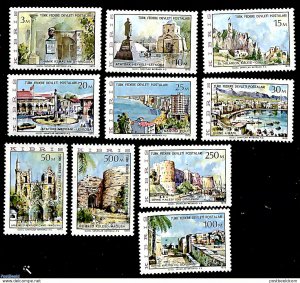 Turkish Cyprus 1976 Mi#10/19   DEFINITIVE SET (10 values) MNH