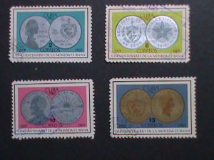 ​CUBA-1965 VERY OLD CUBA STAMPS-50TH ANNIVERSARY-CUBAN MINT - USED-VERY FINE