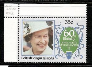 British Virgin islands 1986 Queen Mom  Wmk 15 MNH S.G. 601a