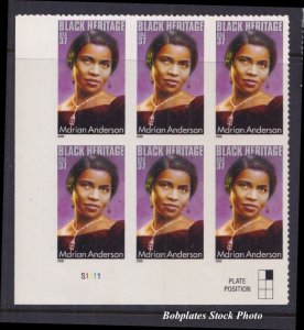 BOBPLATES #3896 Anderson Plate Block of 6 MNH SCV=$3.4 ~See Details for #s/Pos