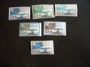 Stamps - Wallis & Futuna - Scott# 43-44,46-49 - Mint Hinged Part Set of 6 Stamps