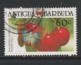 1988 Antigua - Sc 1157 - used VF - 1 single - Blue-backed skipper