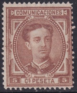 Spain 1876 Sc 222 MNG(*)