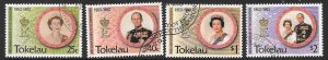TOKELAU ISLANDS SG197/200 1993 ANNIV OF CORONATION FINE USED